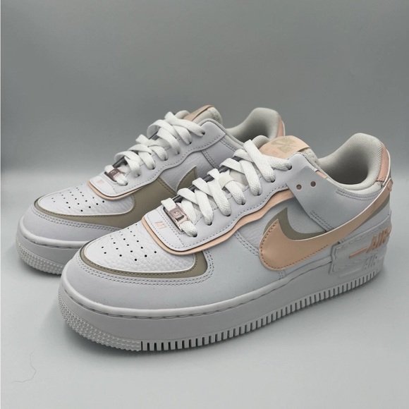 Nike Air Force 1 Low Shadow White Light Allwood CI0919-121 Women's Size 12 - Picture 1 of 5
